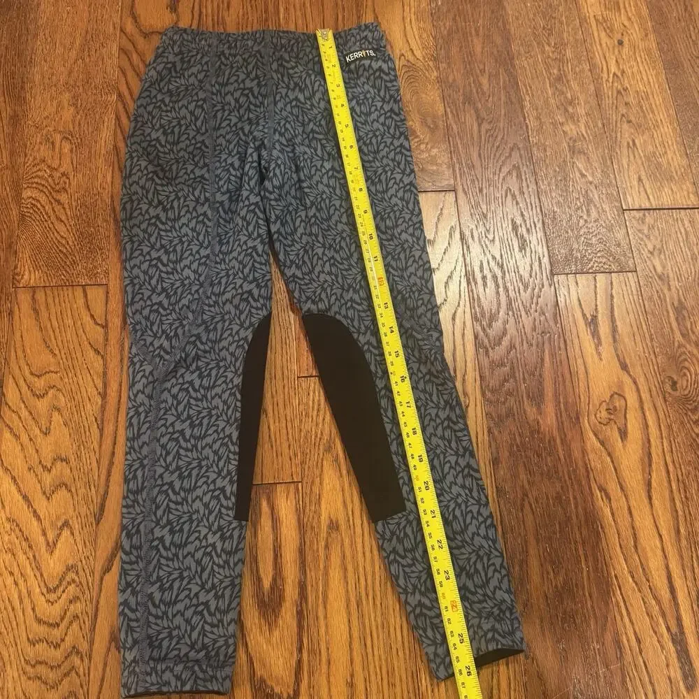 Kerrits Kids Performance Knee Patch Tight Girls Small 6-7 Equestrian Riding Pant